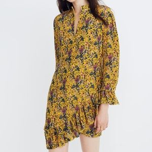 Madewell x Karen Walker Silk Floral Loretta Dress